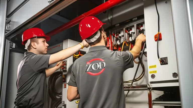 Technicians Fire Installation