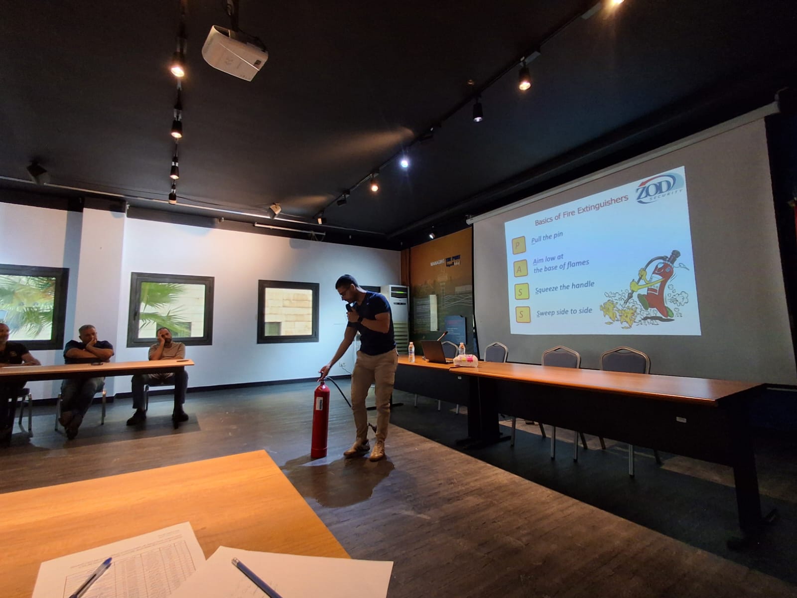 ZOD Fire Safety fire prevention training session