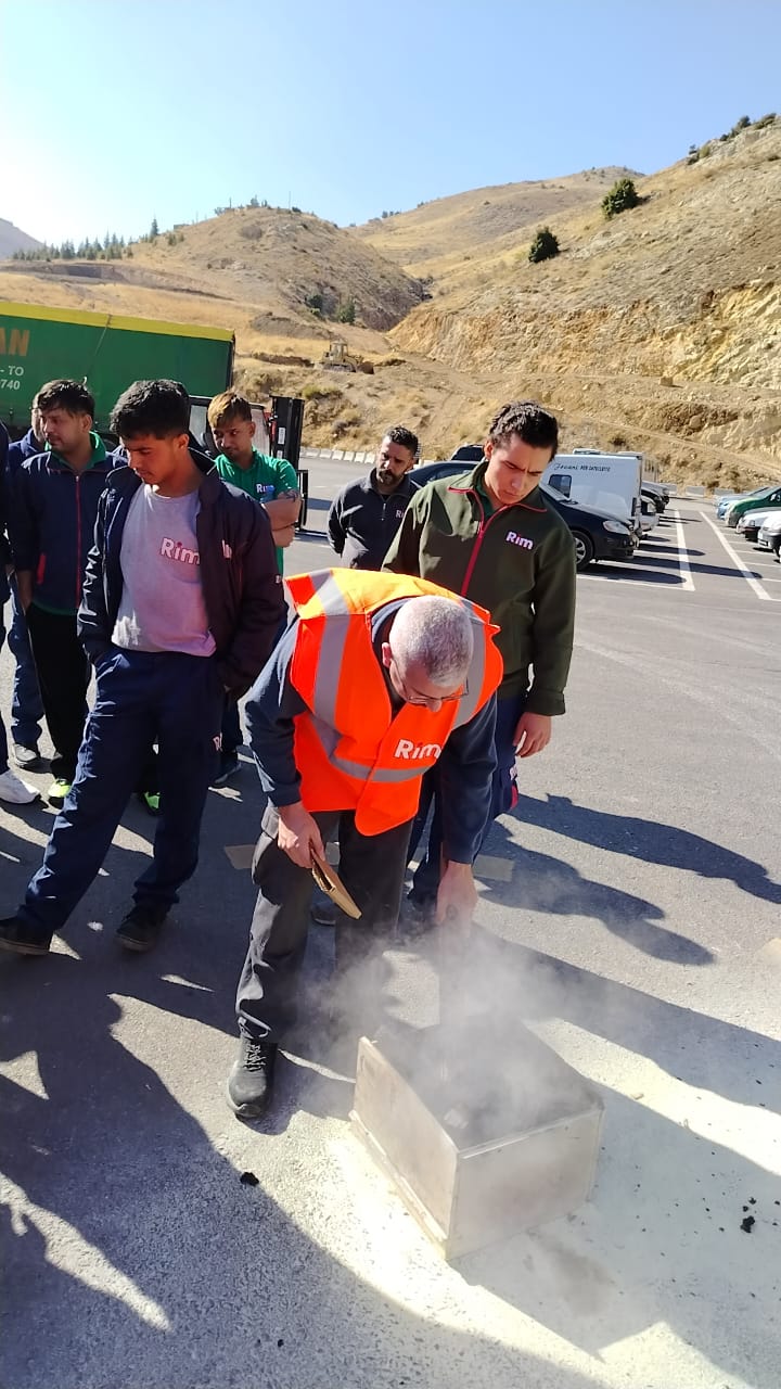 ZOD Fire Safety on-site team fire safety training